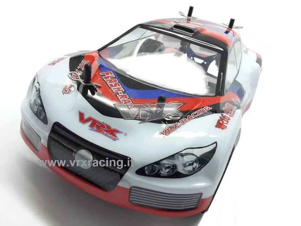 VRX Stradale Flash Rally XR16 1/16 auto RC 4WD meccanica completa