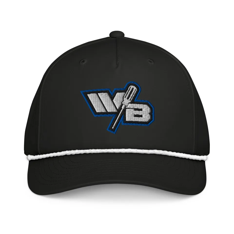 Wallie Builds WB Roped Snapback cappellino taglia unica poliestere