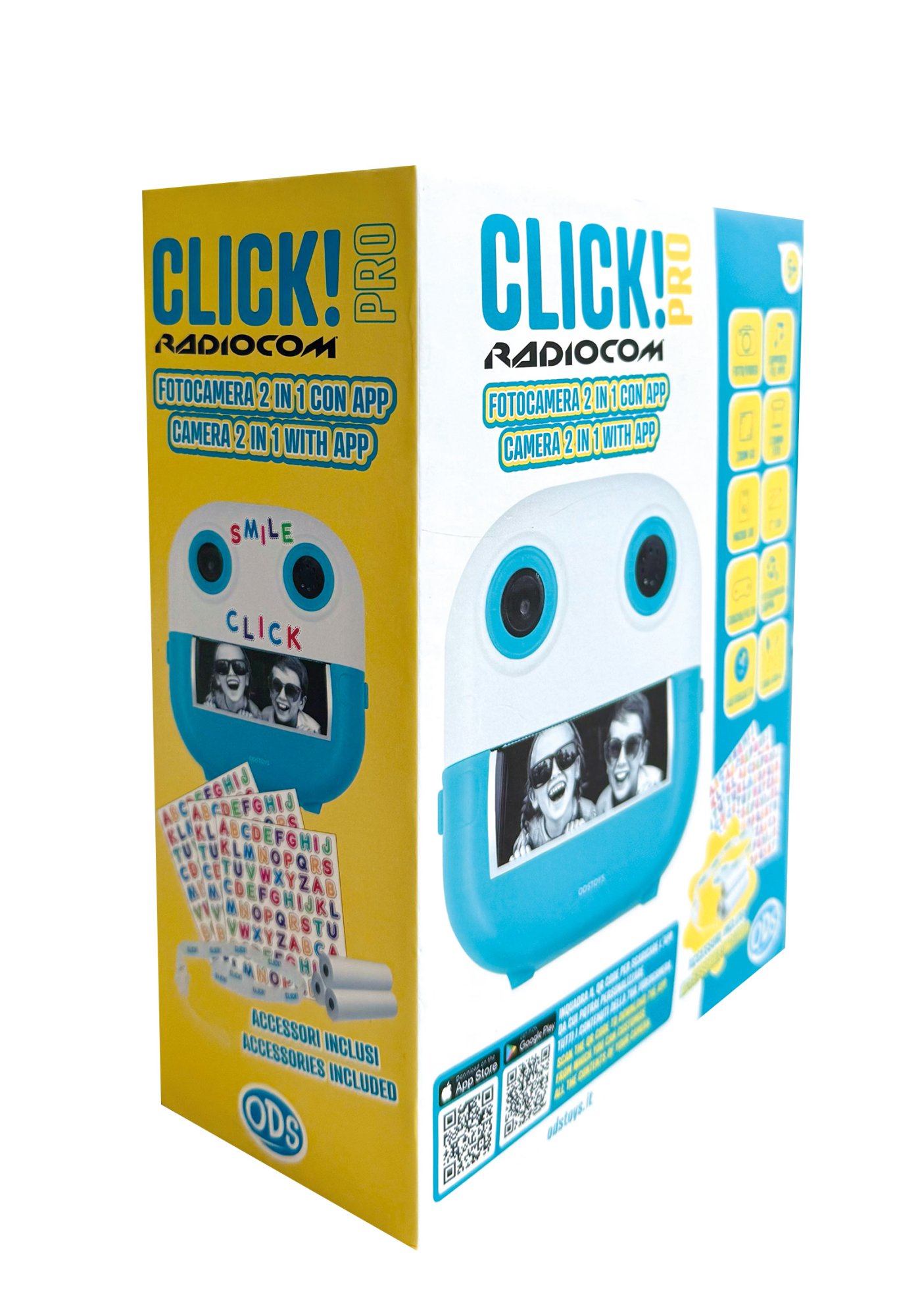 Radiocom Mars Click! 4 Pro fotocamera bambini 1080p con app