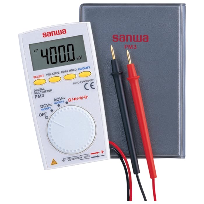 Sanwa PM7a Multimetro Digitale Tascabile 4000 Conteggi DC AC