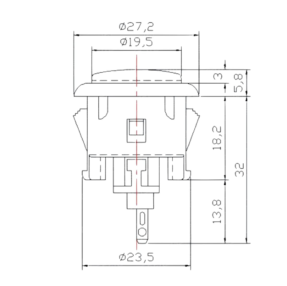 Sanwa OBSF-24 pulsante arcade 24mm nero 2 pezzi silenzioso