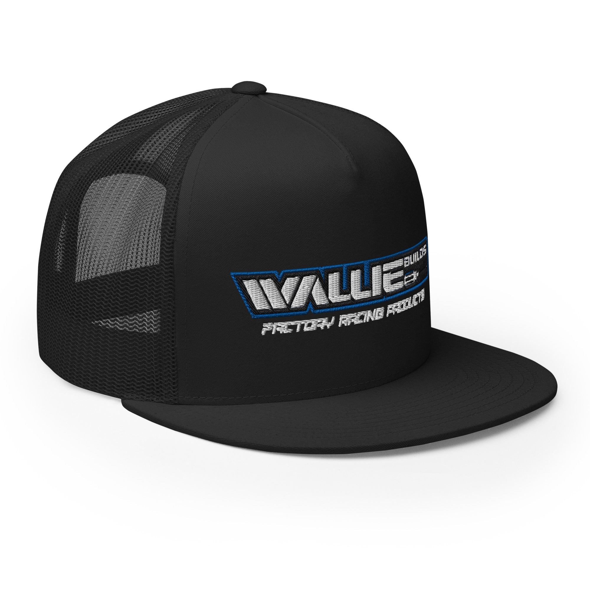 Wallie Builds 2024 Trucker Hat Cappello snapback Nero