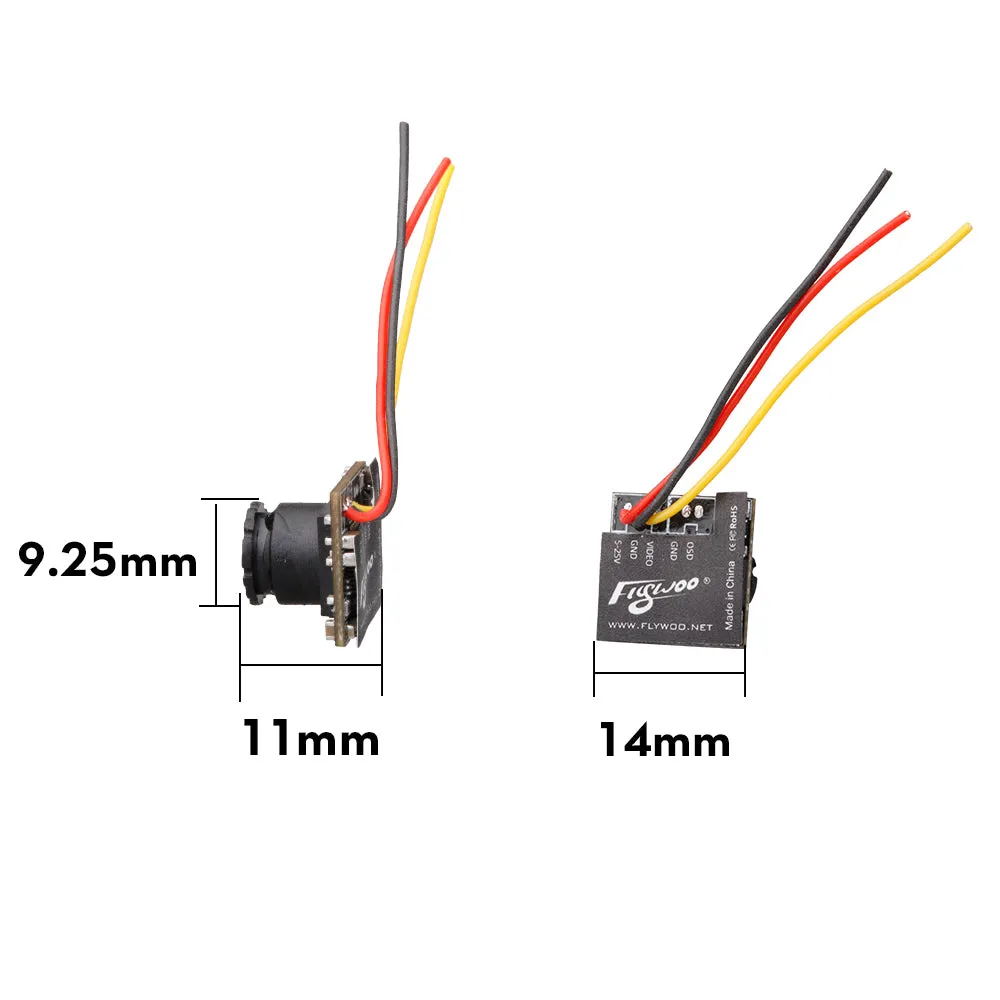 FlyWoo Nano Camera V1 1S micro camera FPV 1,2g 1200TVL