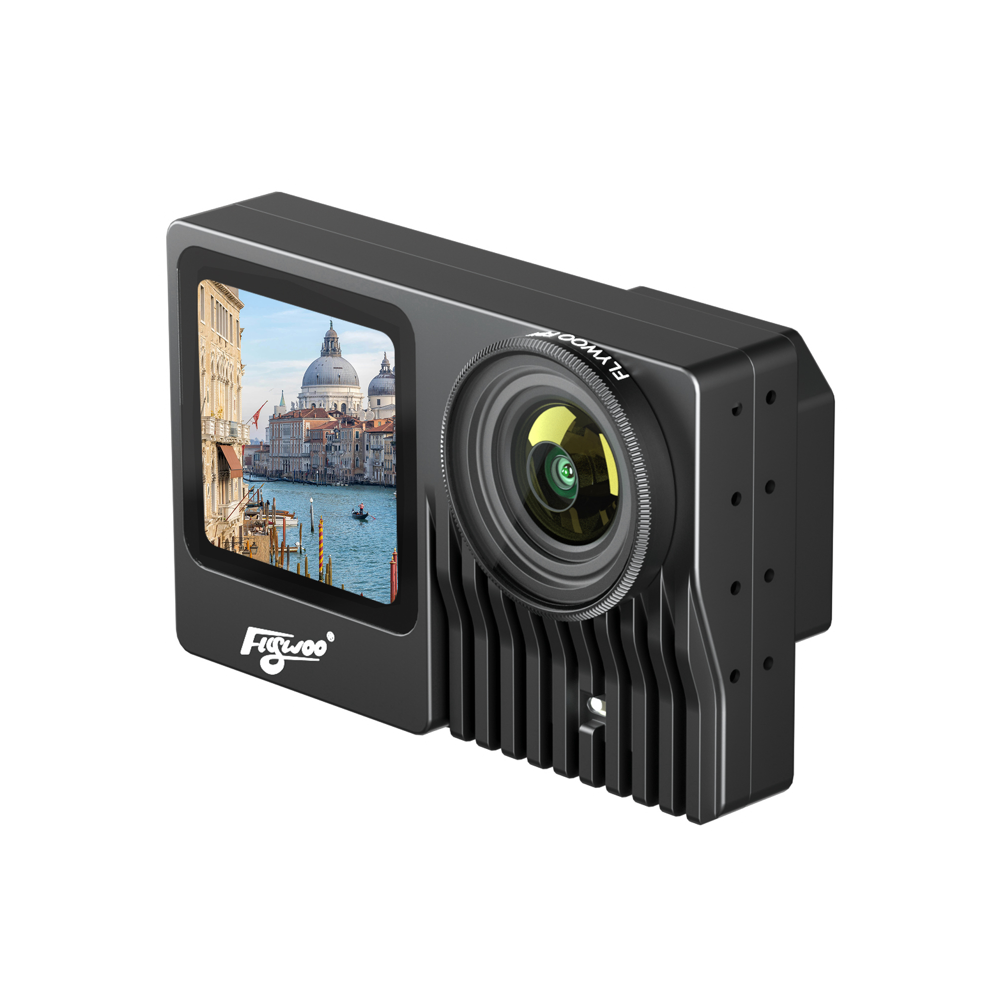 FlyWoo Naked GoPro V2 Pro Action Camera 5.3K alluminio