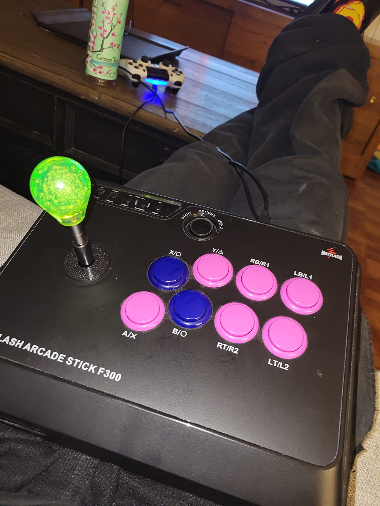 Sanwa OBSF-30 pulsante arcade 30mm viola set 6 pezzi