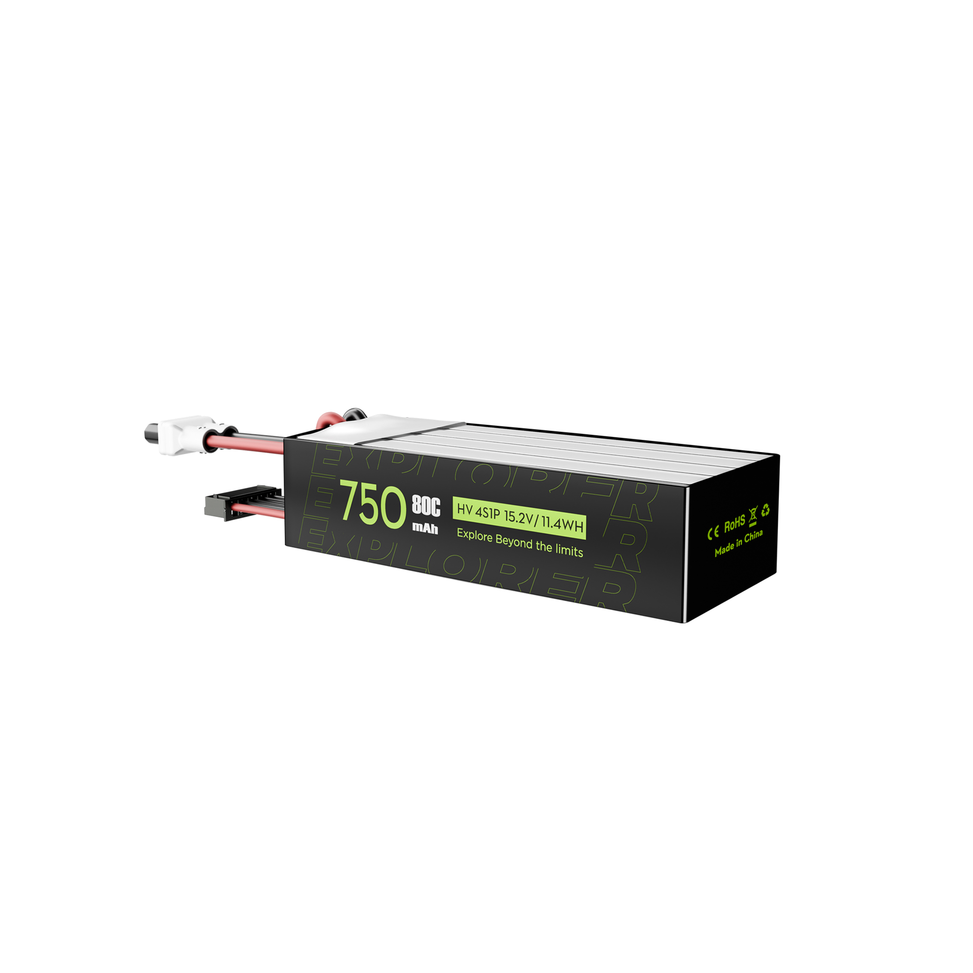 Flywoo Explorer Batteria LiHV 4S 750mAh 80C XT30UP 2Pezzi