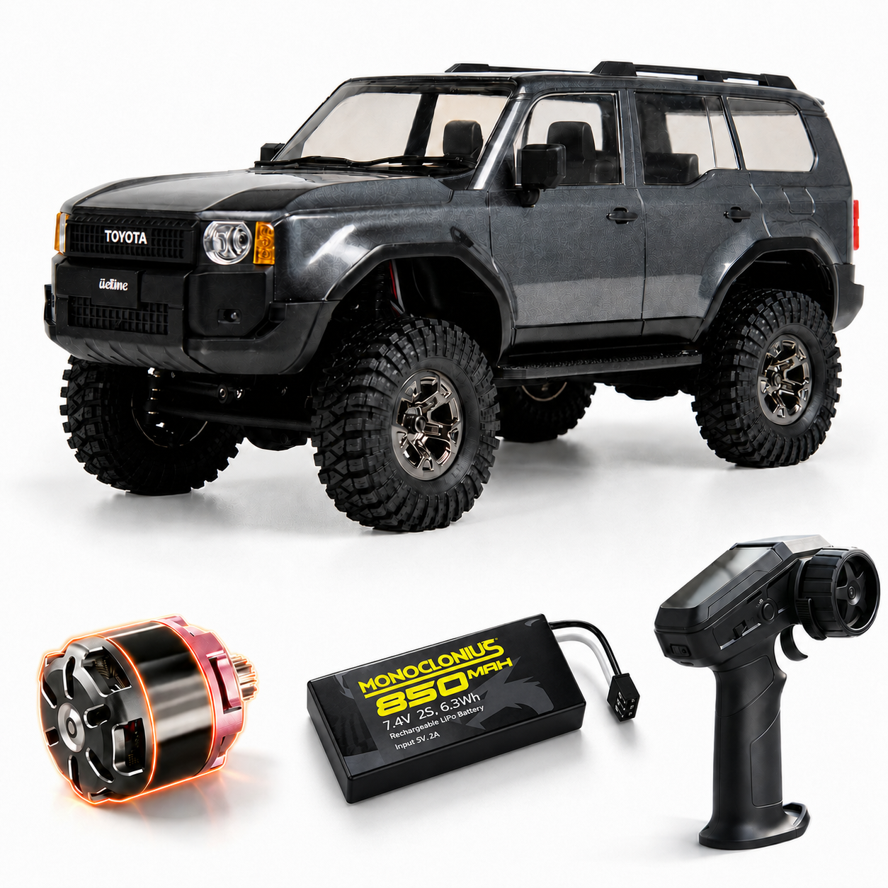 UDIRC UCX1802PRO crawler RC 1/18 brushless bianco RTR