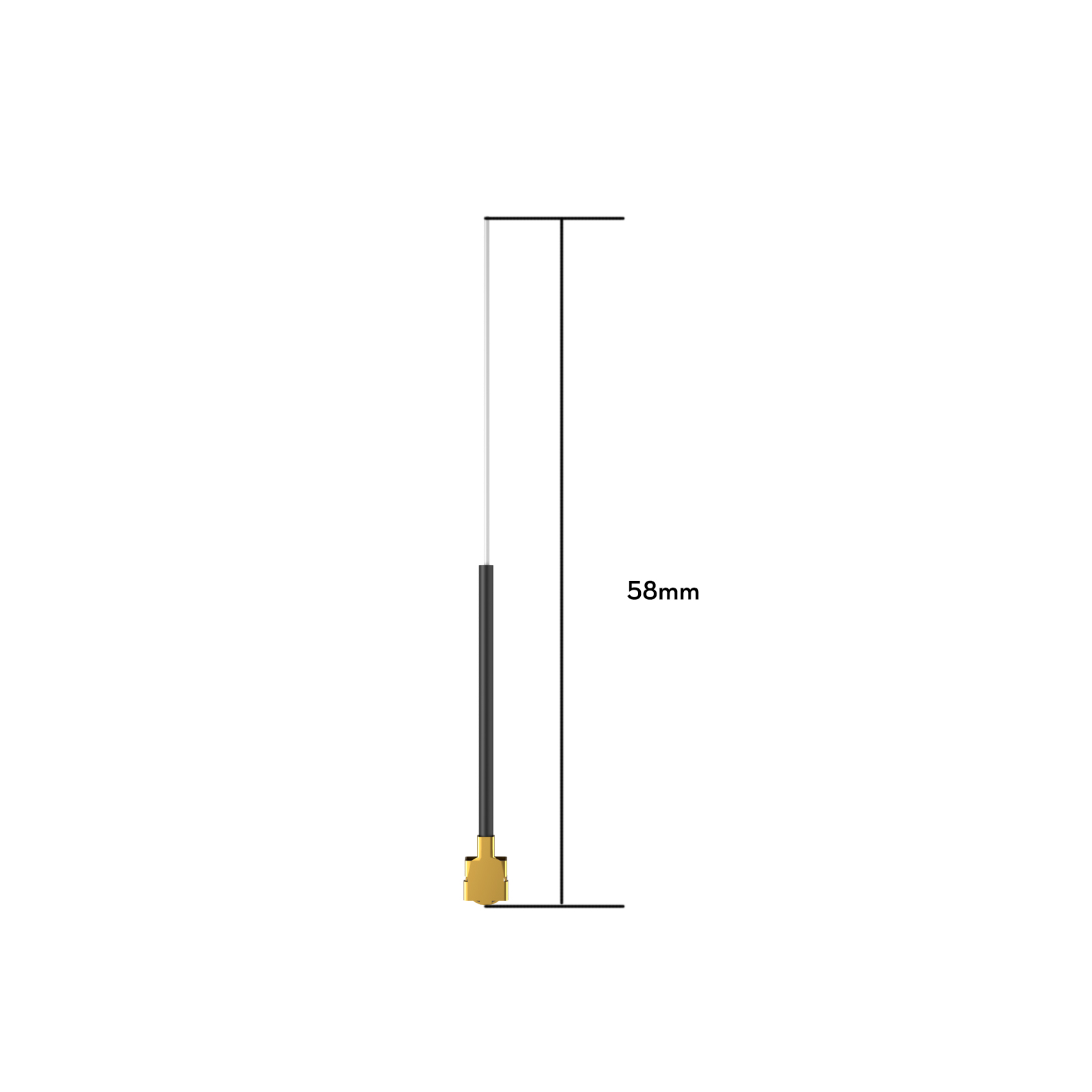 Flywoo ELRS antenna 2.4GHz IPEX UFL 58mm 5 pezzi