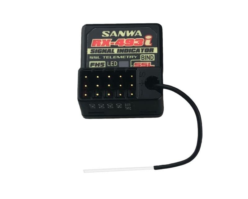 Sanwa MT-5 Trasmettitore RC 2.4GHz 4CH combo RX493i FH5