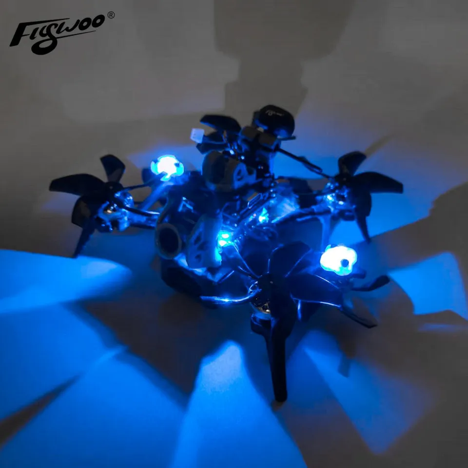 Flywoo LED RGB Motore M2 9x9mm 5V 4 Pezzi Betaflight