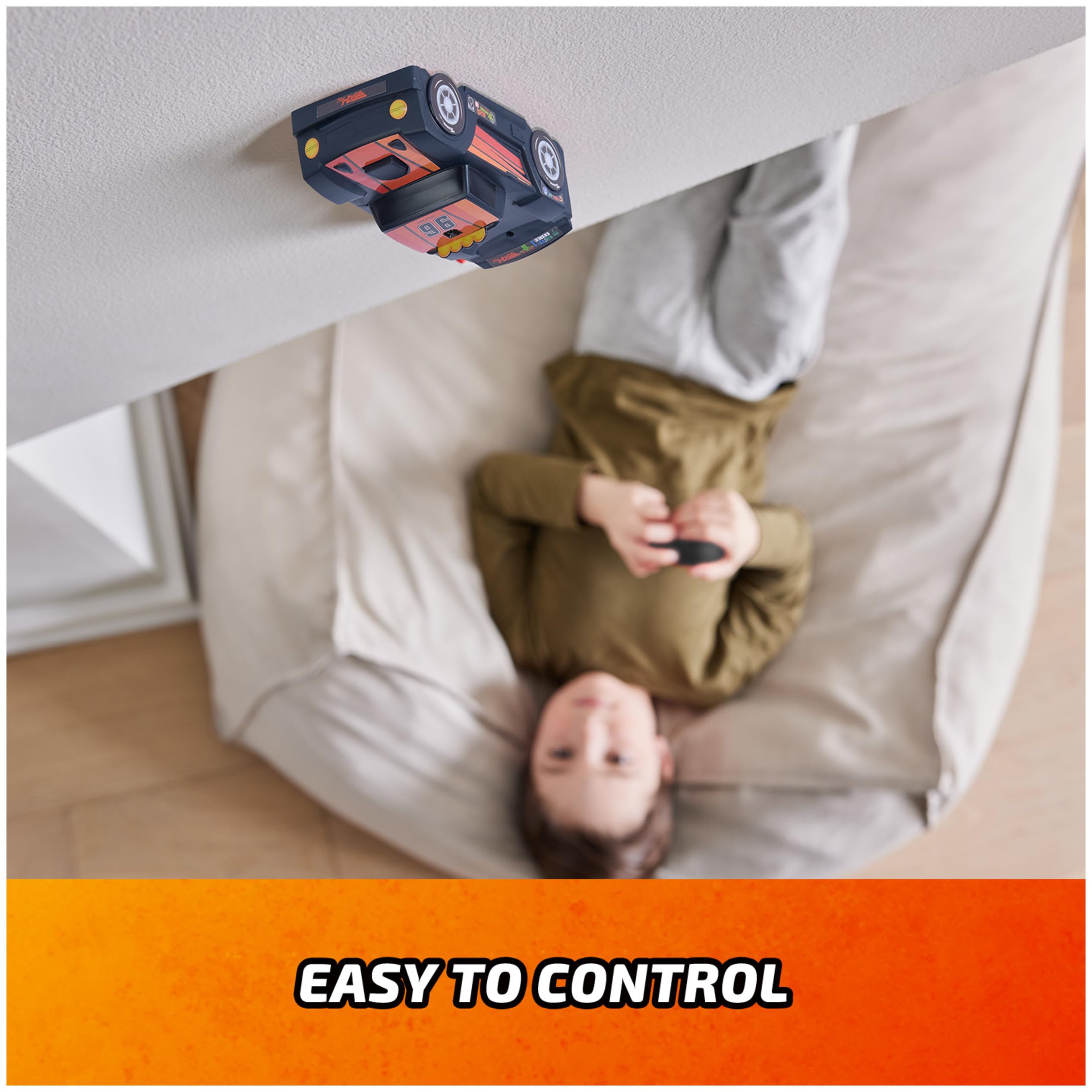 Air Hogs Zero Gravity Wall Climber Auto RC Nera USB-C