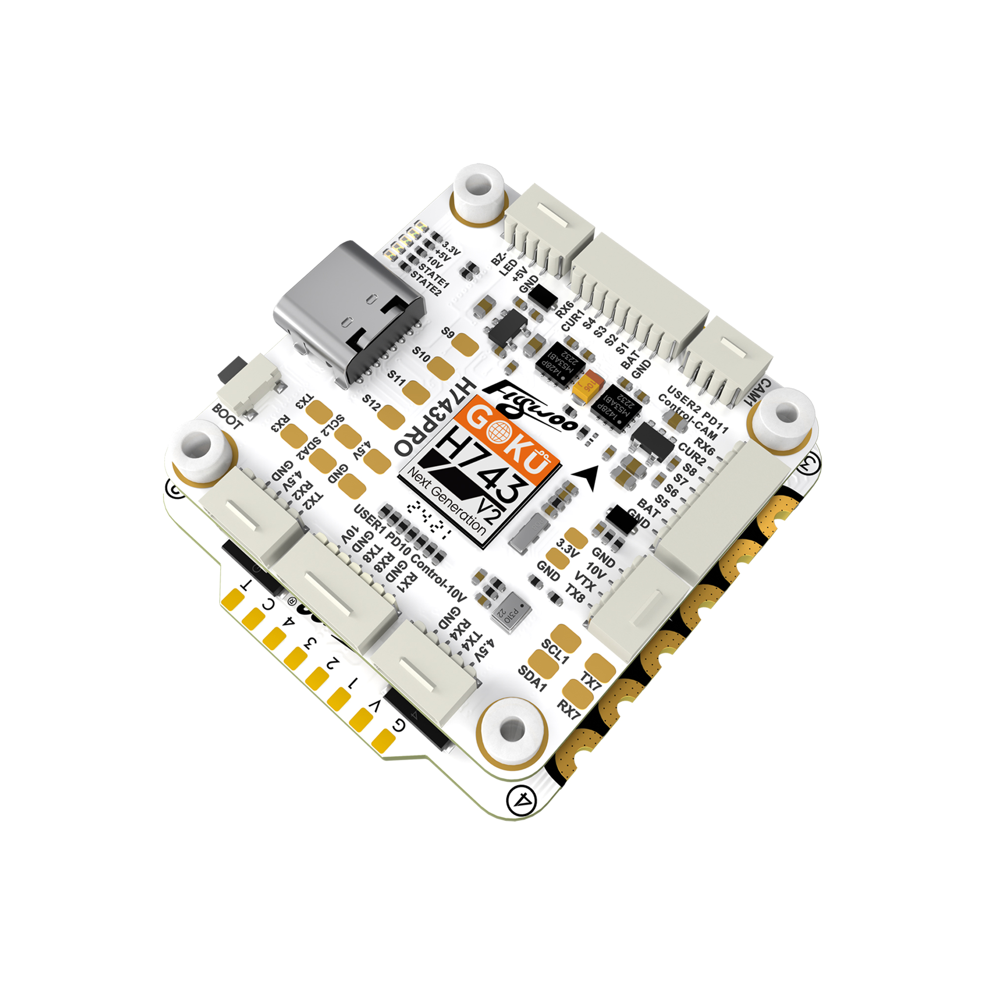 Flywoo Goku H743 Pro Stack 55A 30x30 FC+ESC Plug&Play O4