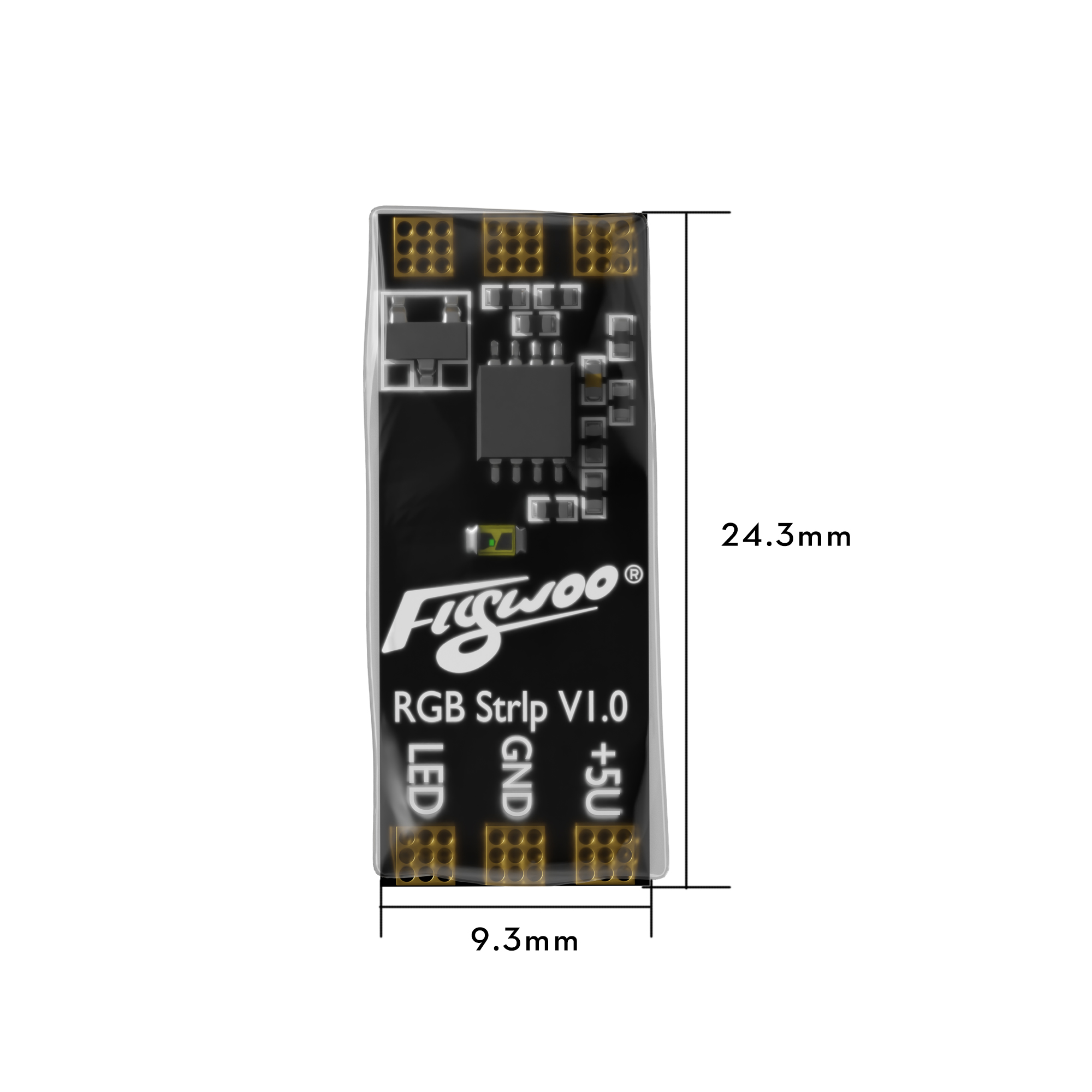 Flywoo Halo Gate striscia LED RGB + controller LED gate FPV