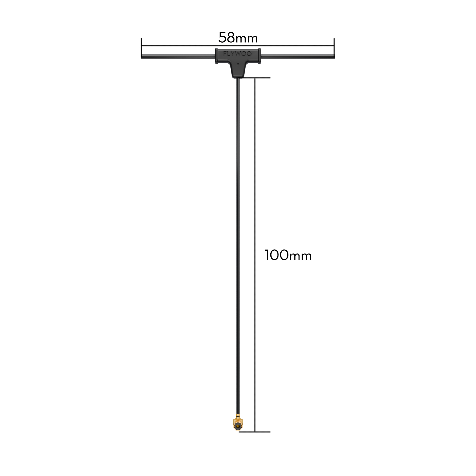 Flywoo Minimortal ELRS 2.4G Antenna PCB T UFL 40mm