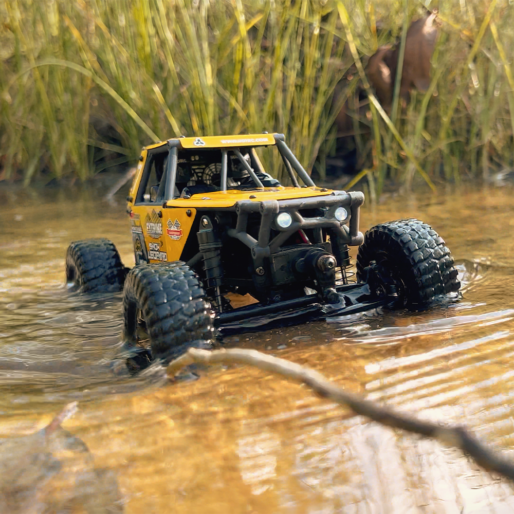 UDI RC UCX2405PRO Rock Crawler 1/24 4WD Brushless Giallo