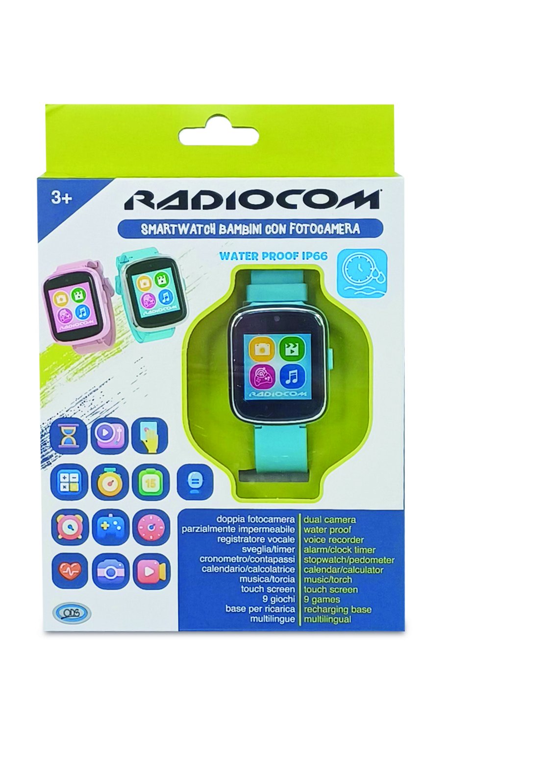 Radiocom Smartwatch Bambini con Camera 512 MB blu