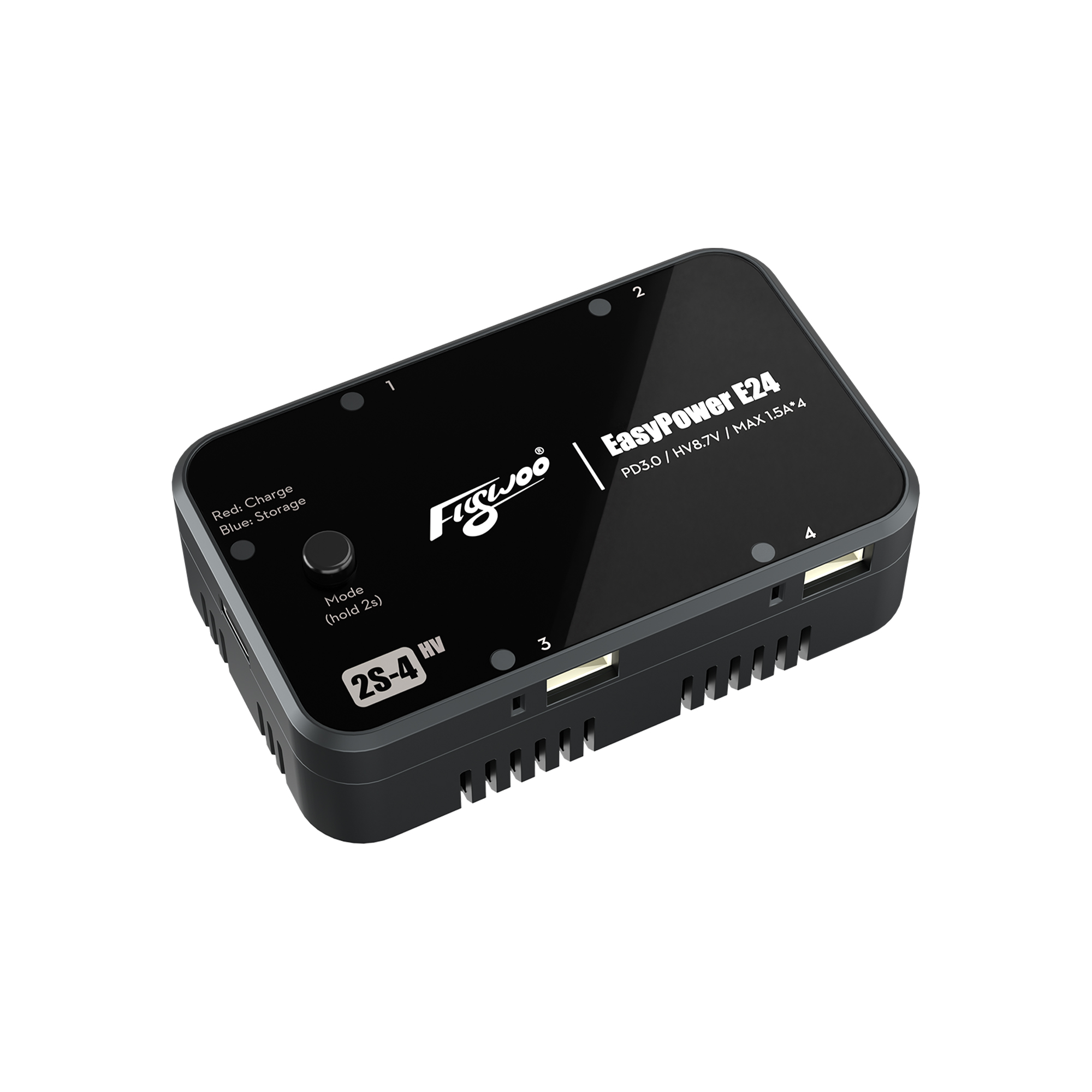 Flywoo EasyPower E16 E24 caricabatterie 1S 2S LiHV PD 1,5A