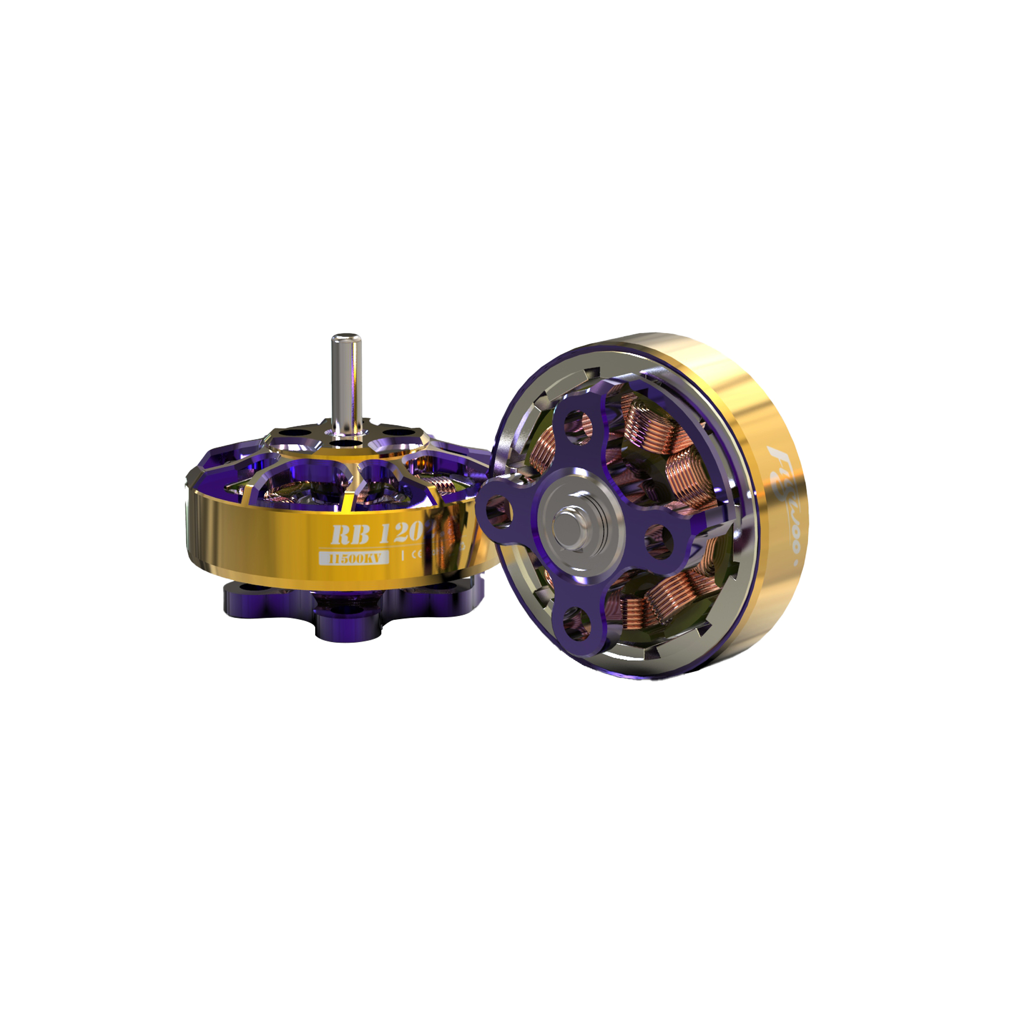 Flywoo ROBO 1202.5 11500KV motore brushless 1-2S oro viola