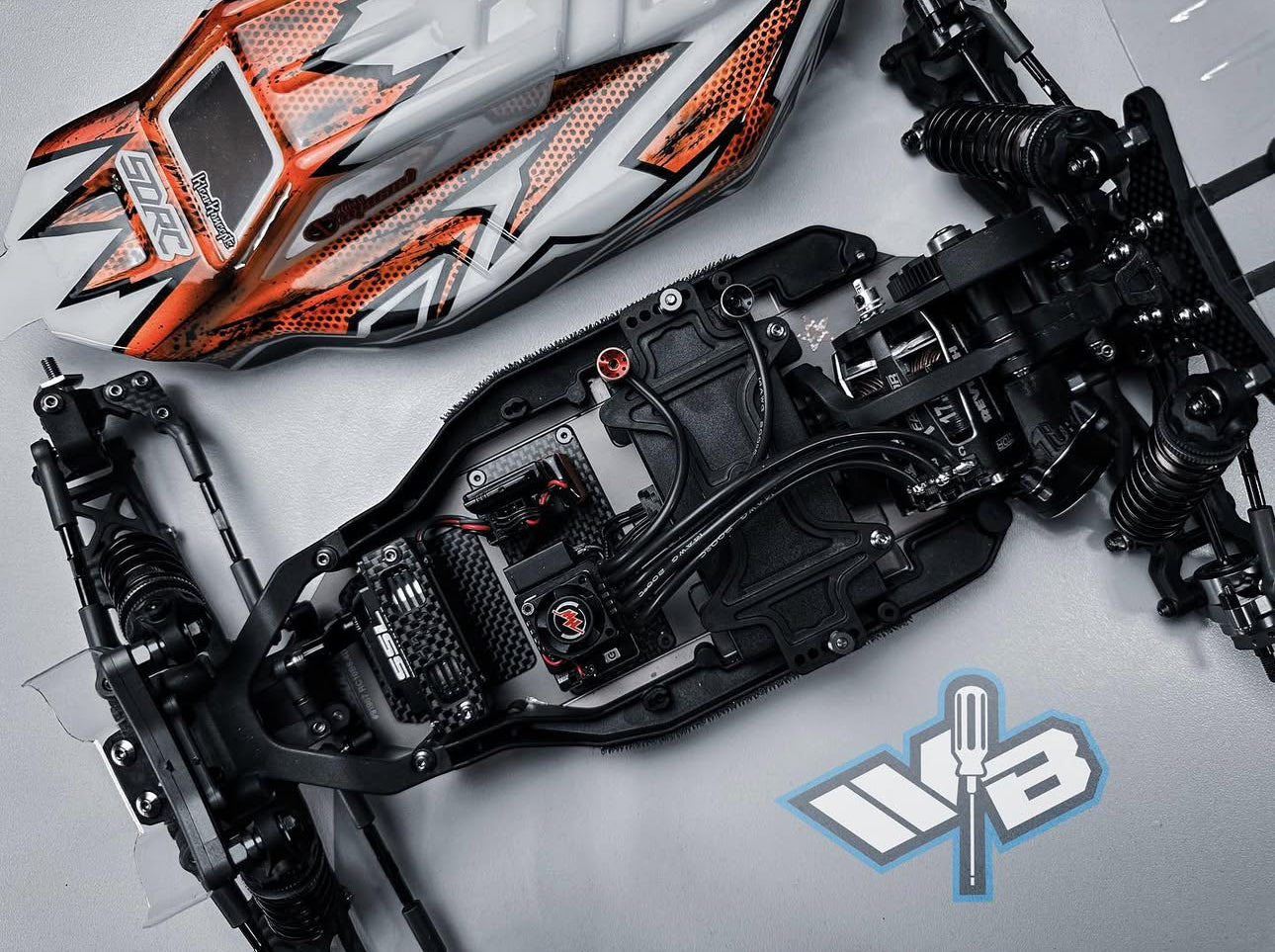 Wallie Builds Build 1/10 2wd servizio montaggio completo 1 colore