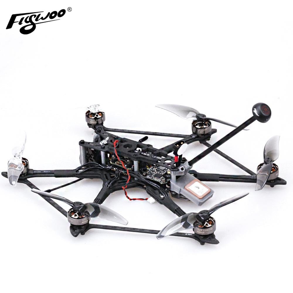 FlyWoo Long Range Drone HEXplorer LR 4 esacottero 4S Analog