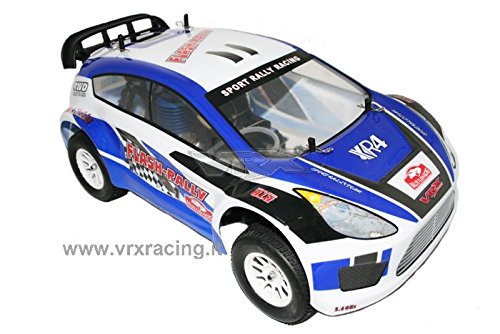 VRX Flash Rally R0159 automodello a scoppio blu 4WD 1/10