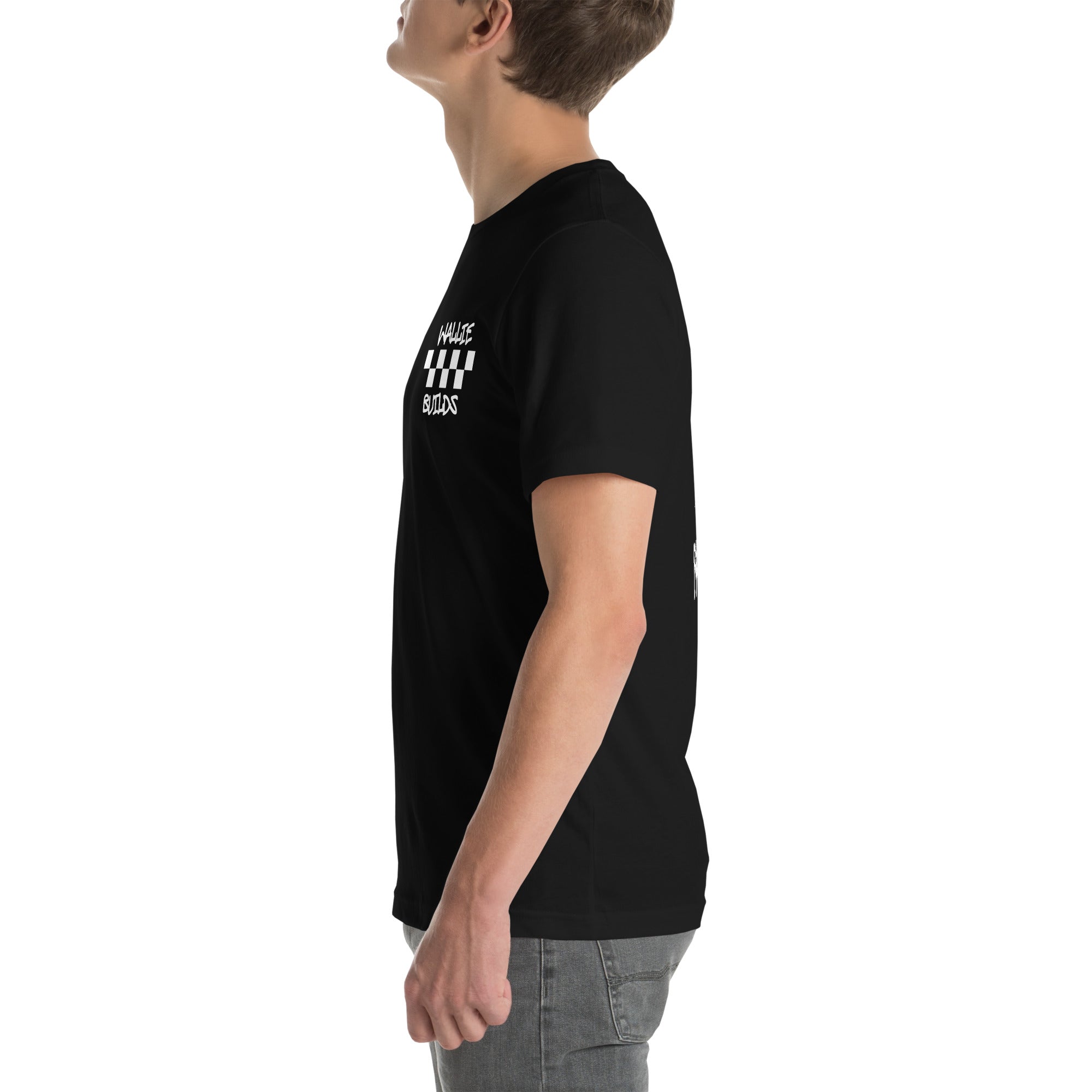 Wallie Builds Broke Racer Tee maglietta cotone nera taglia L