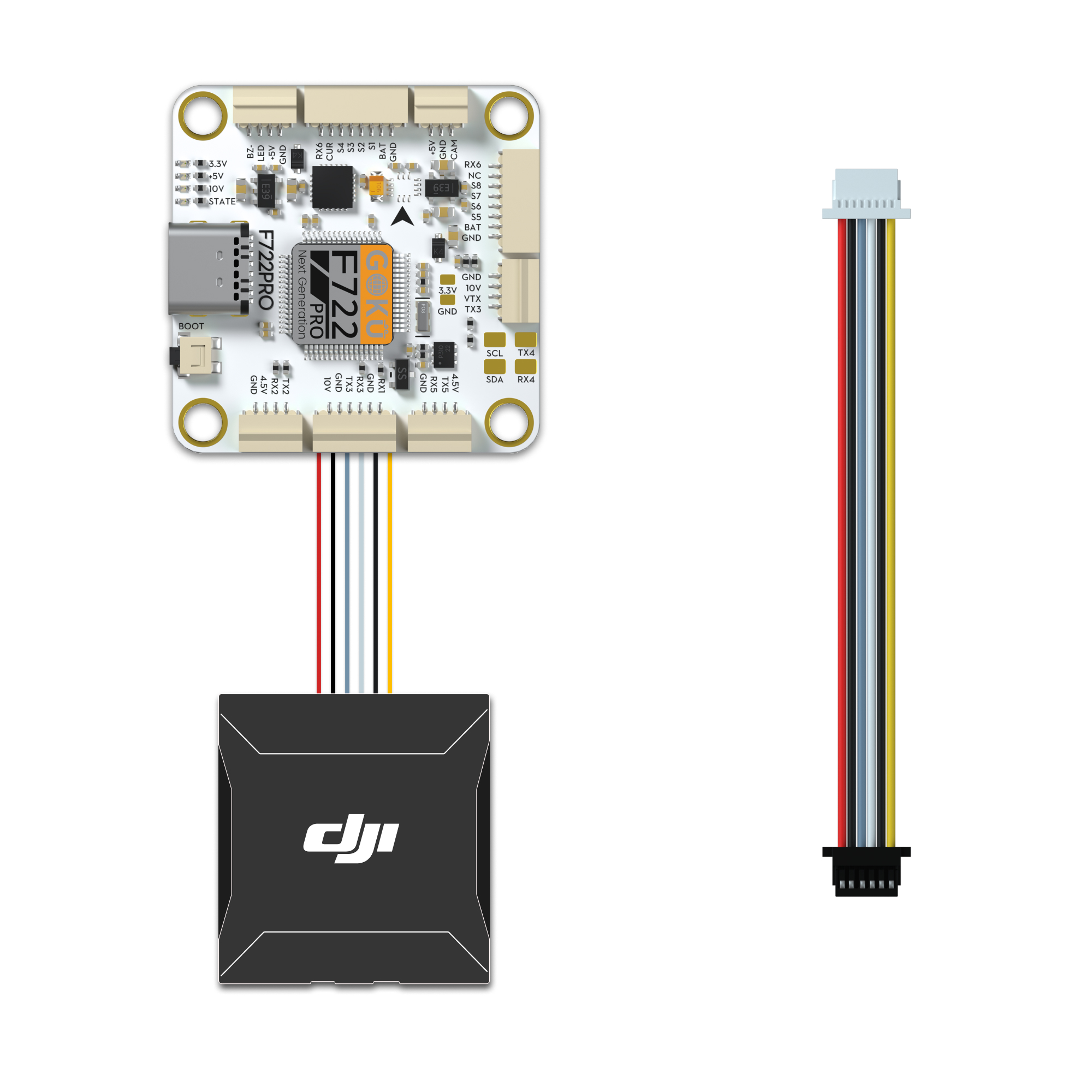 Flywoo JST SH 1.0 6Pin cavo O3 FC 100mm 2 pezzi
