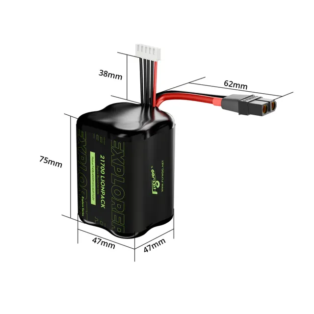FlyWoo Batteries Explorer 21700 batteria 4S1P 4500mAh
