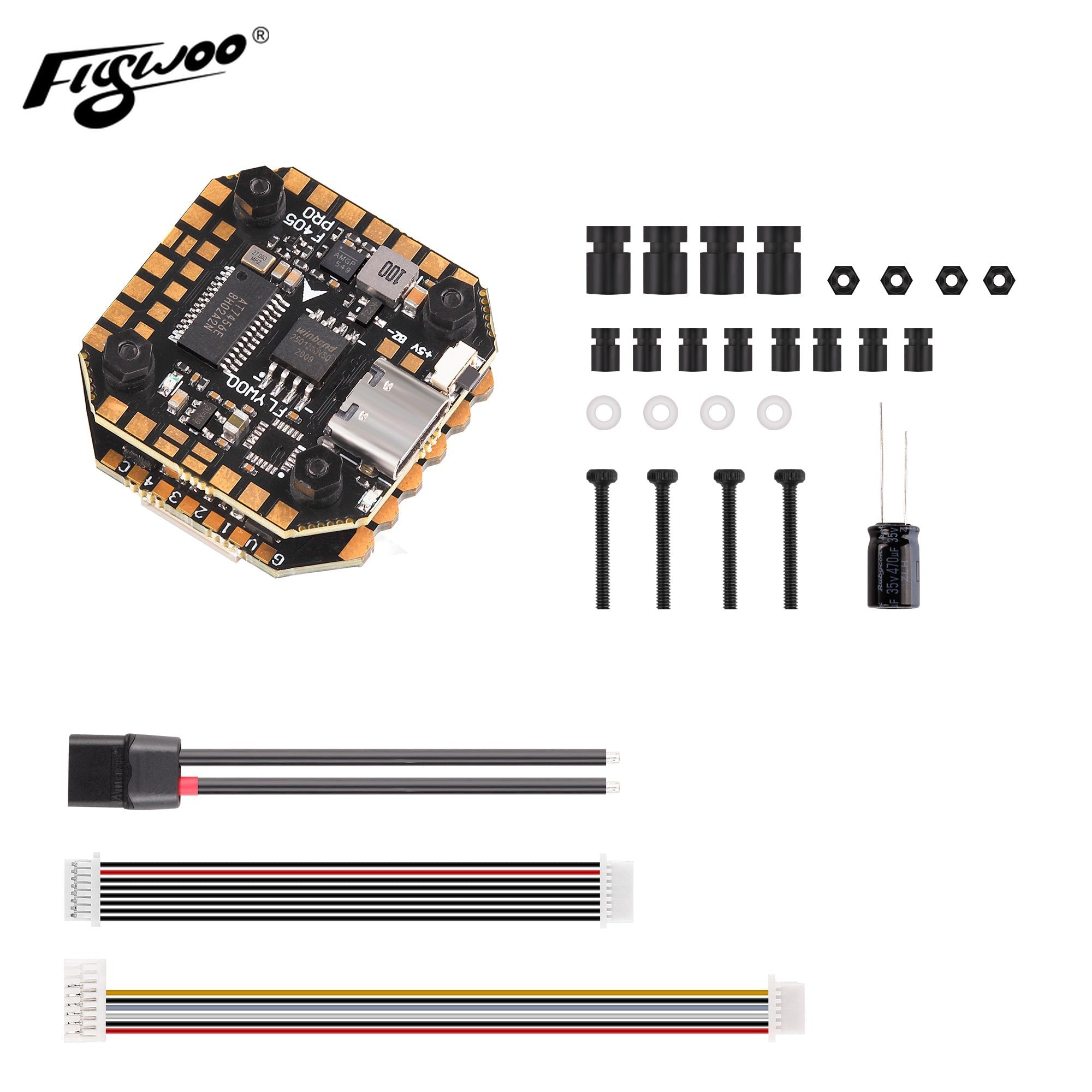FlyWoo GOKU F405 Pro Mini stack FC+ESC 40A 2-6S