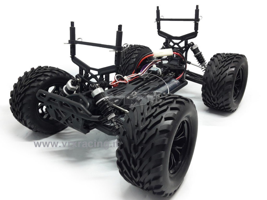 VRX Jeep Monster Truck 1/10 auto RC spazzole 4WD RTR