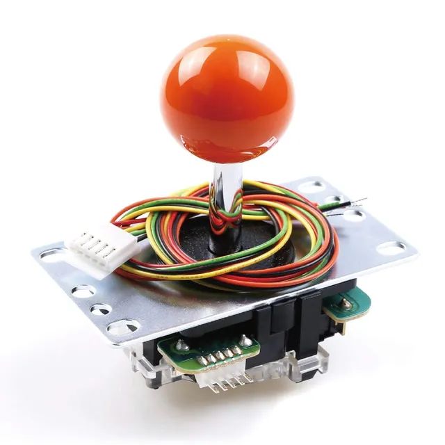 Sanwa JLF-TP-8YT Leva Joystick Arcade Arancione