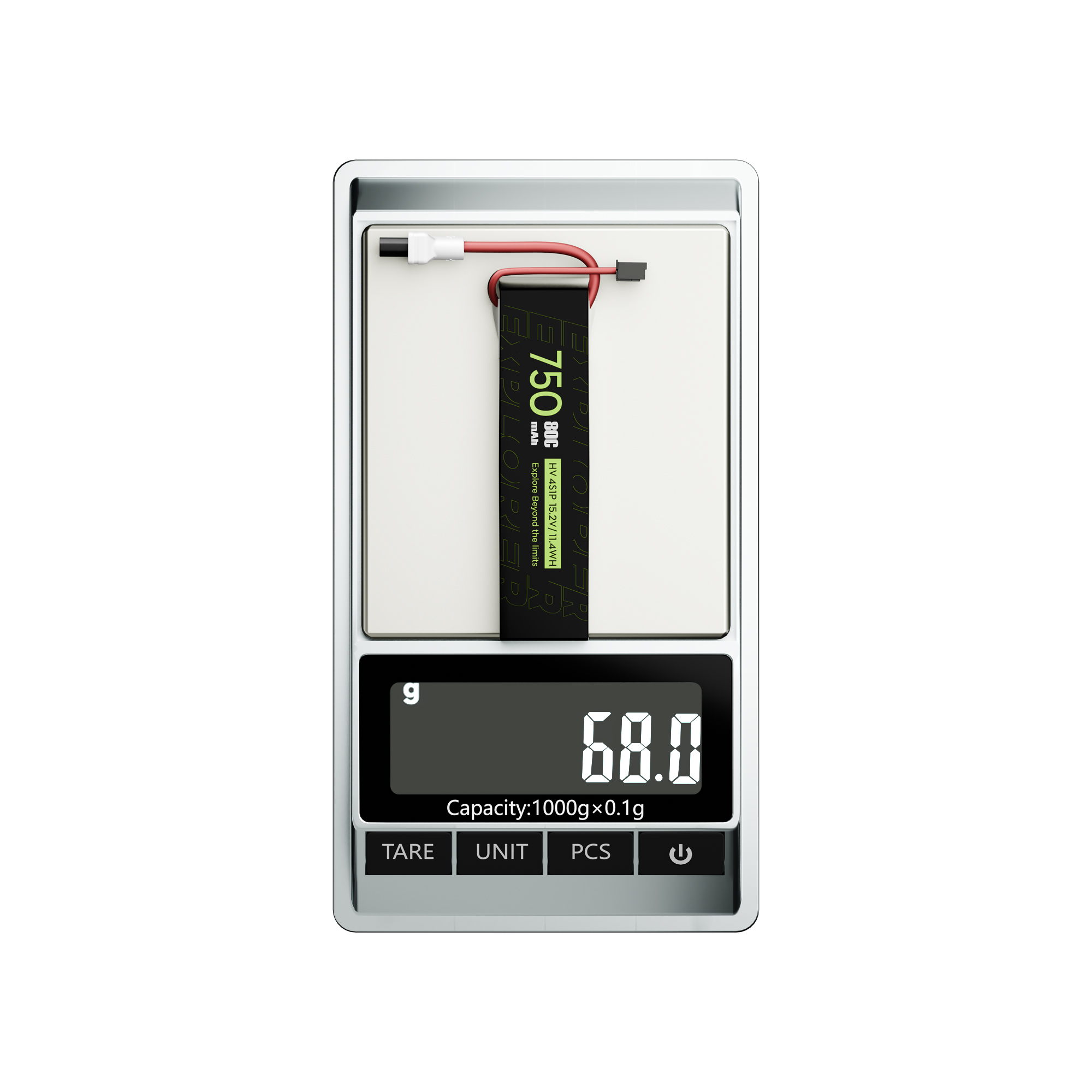 Flywoo Explorer Batteria LiHV 4S 750mAh 80C XT30UP 2Pezzi