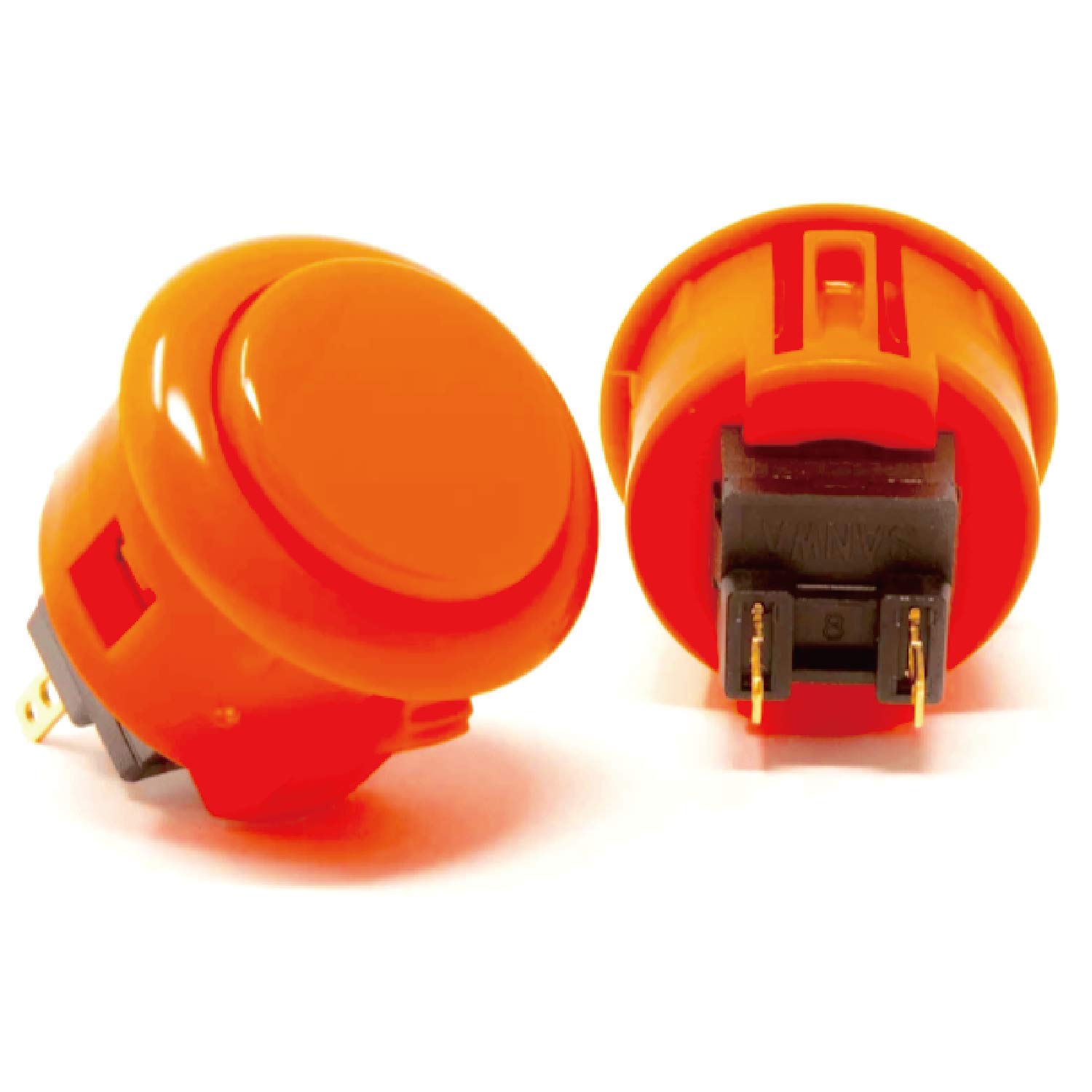 Sanwa OBSF-30 Pulsante Arcade 30mm Arancione 6 Pezzi