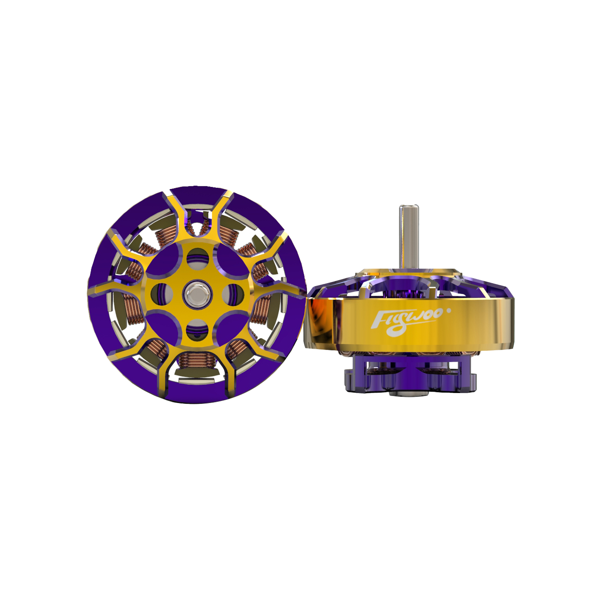 Flywoo ROBO 1202.5 11500KV motore brushless 1-2S oro viola
