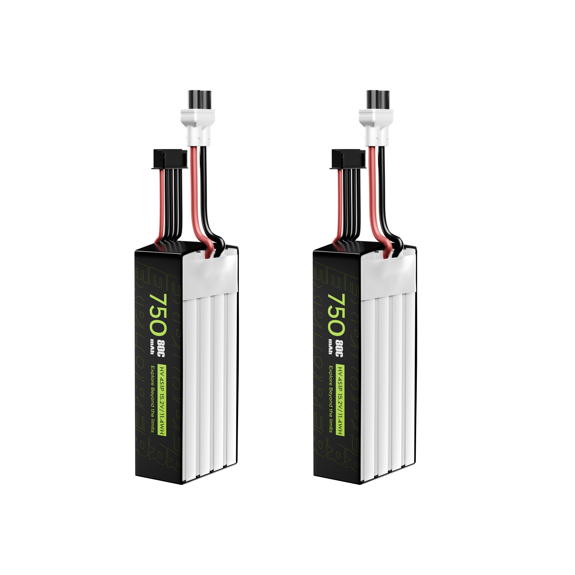 Flywoo Explorer Batteria LiHV 4S 750mAh 80C XT30UP 2Pezzi