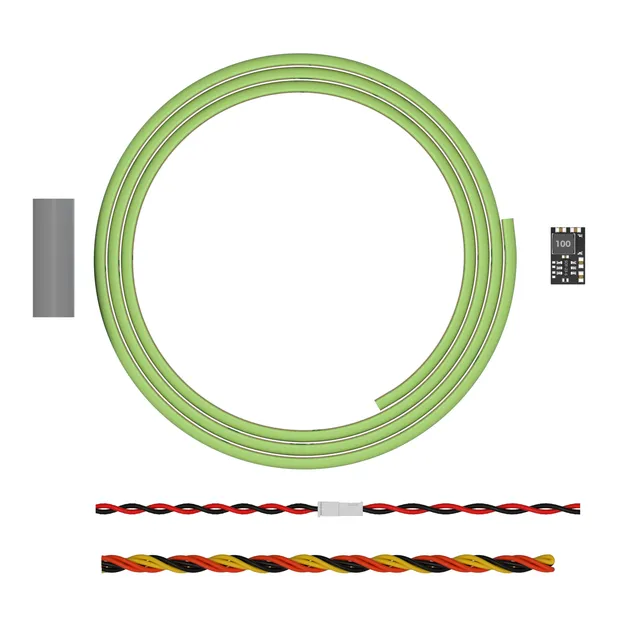Flywoo LED Flessibile + BEC 3,3V Striscia 2,7 mm 1 m