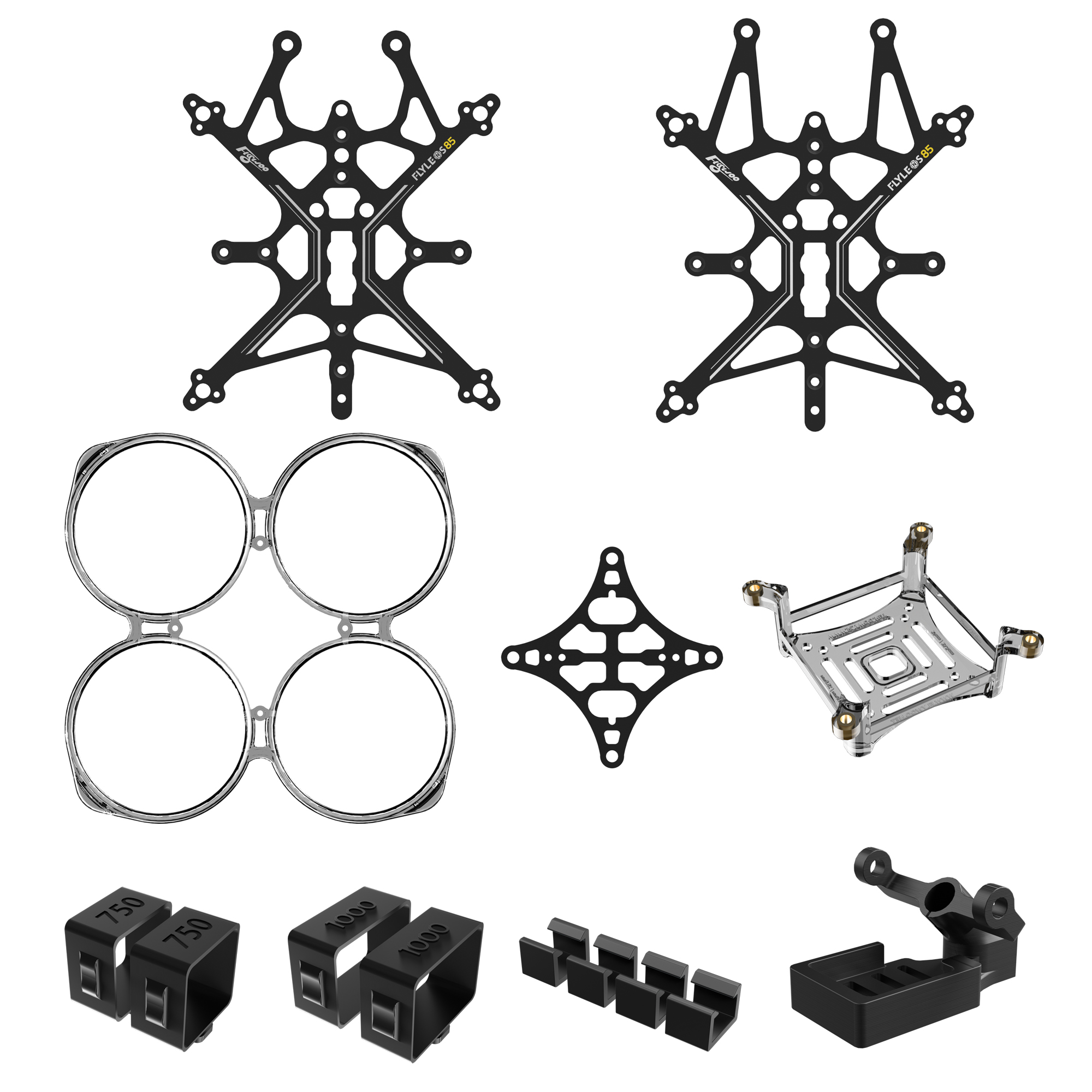 Flywoo FlyLens 75/85 Kit Raffreddamento O4 CNC 5g