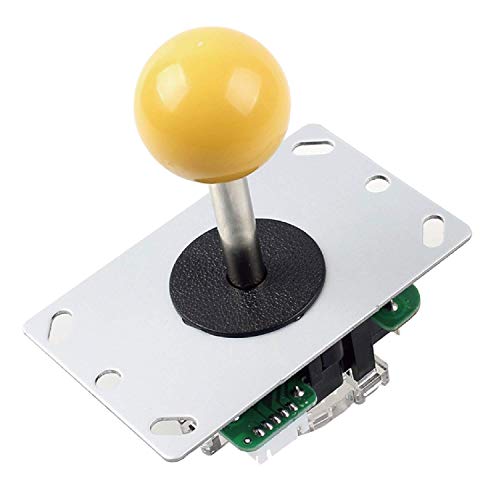 Sanwa JLF-TP-8YT joystick arcade giallo 4/8 vie