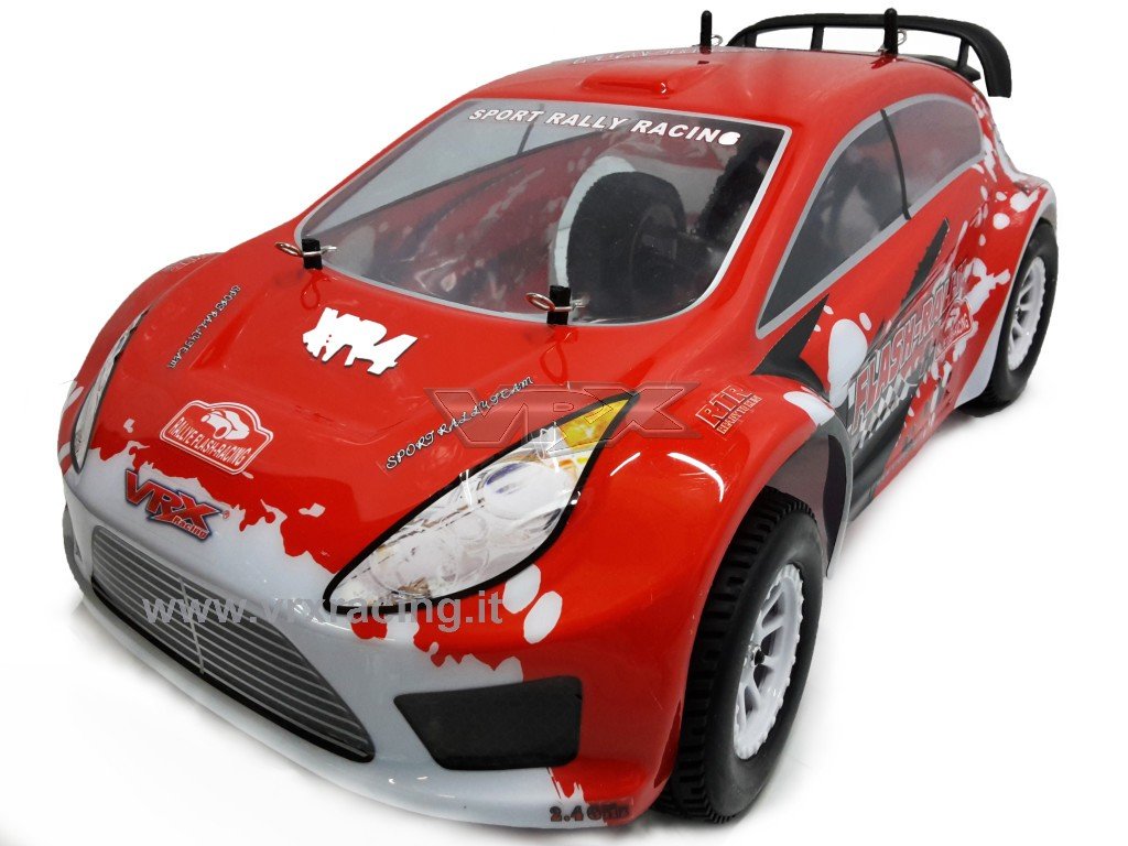 VRX Flash Rally 1:10 Scoppio GO.18 2 Marce RTR Rossa