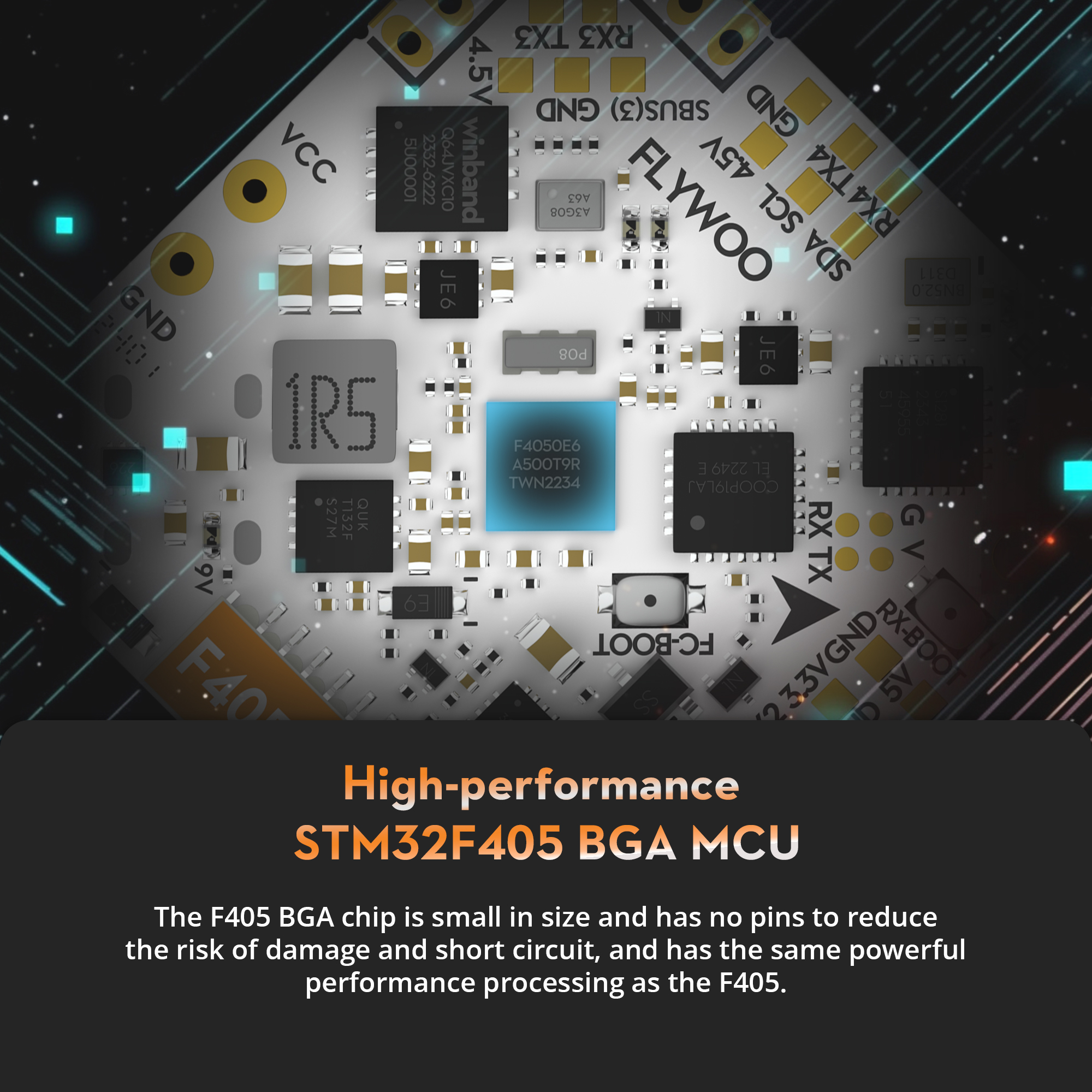 Flywoo GOKU F405 HD V2 AIO 12A 1-2S centralina ELRS O4