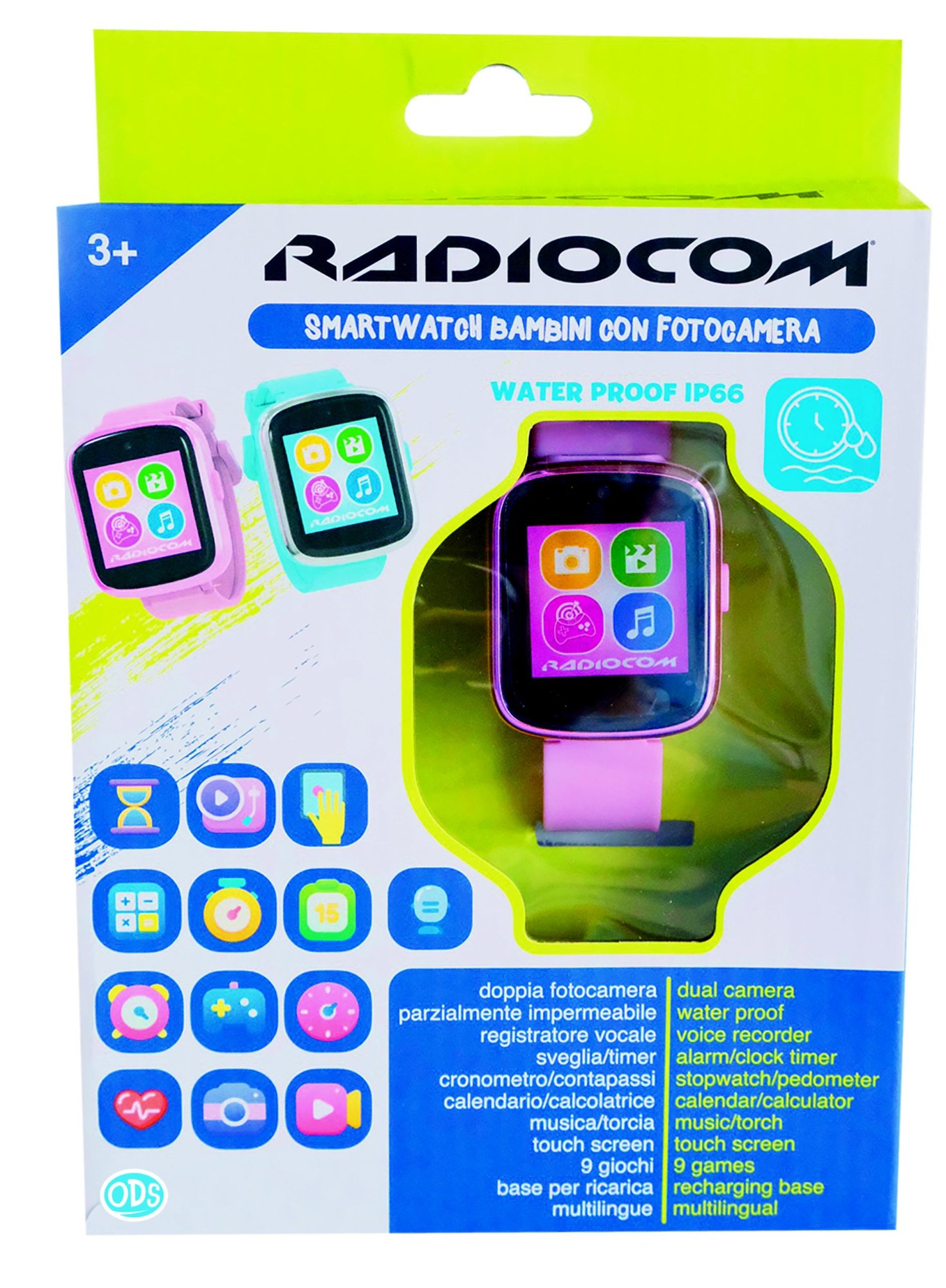 Radiocom Mars smartwatch bambini camera 512 MB rosa