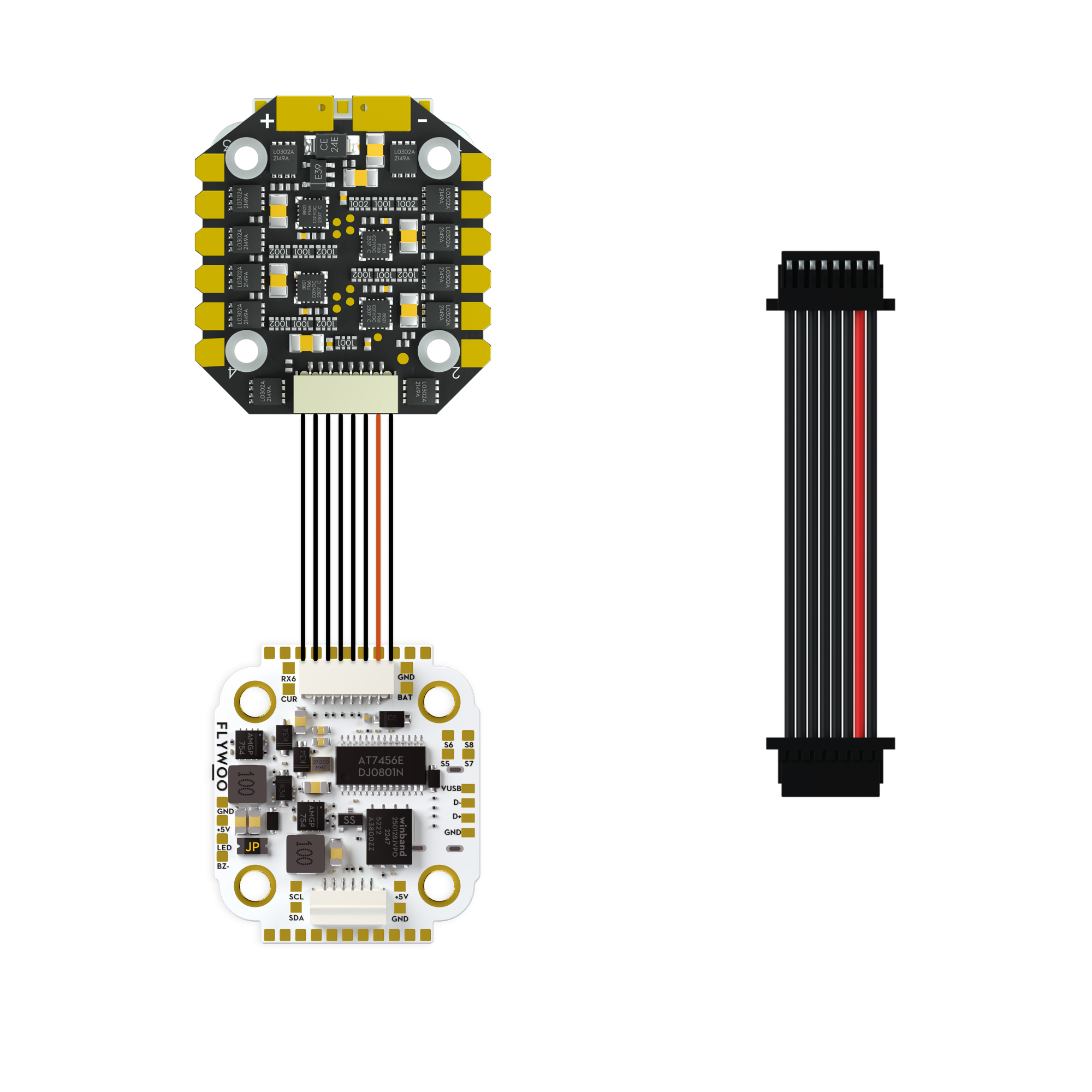 Flywoo FPV Gears Cavo JST-SH 8Pin FC-ESC 40mm 2 Pezzi