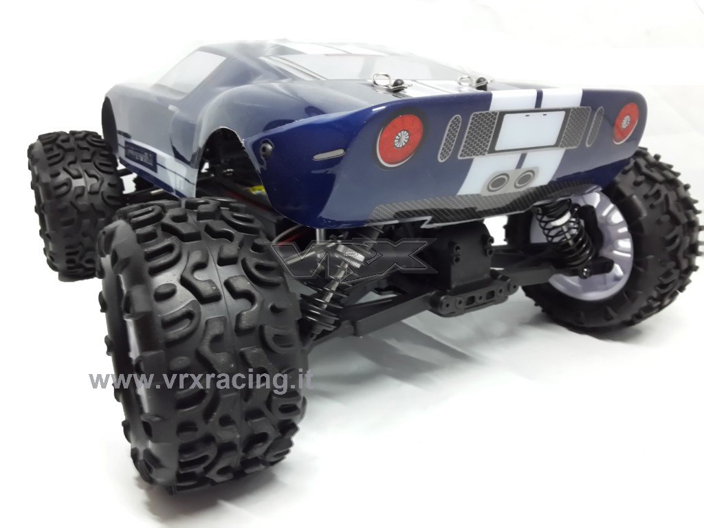 VRX Rangster auto RC 1/10 brushless 4WD RTR blu 3000KV