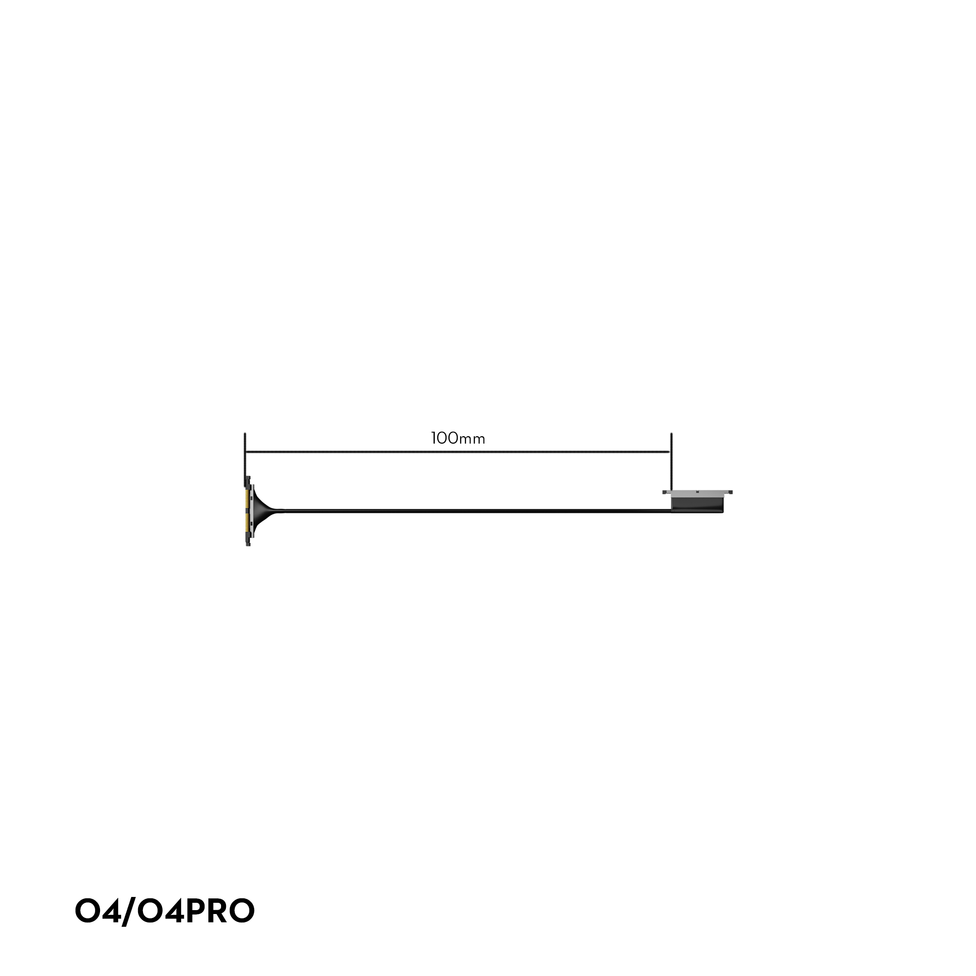 FlyWoo DJI O3 O4 Cavo Coassiale 100mm ricambio flessibile