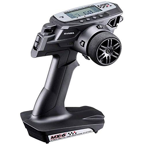 Sanwa MX-6 Dry Radiocomando a Pistola 2.4GHz 3 Canali