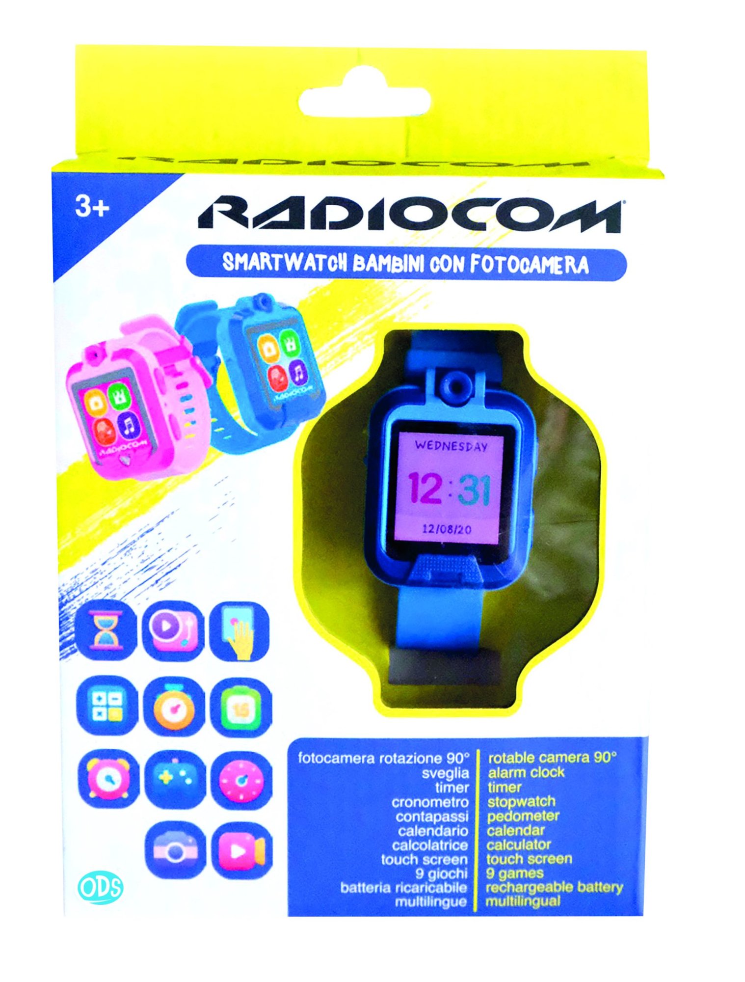 Radiocom Mars smartwatch bambini con camera blu 128 MB