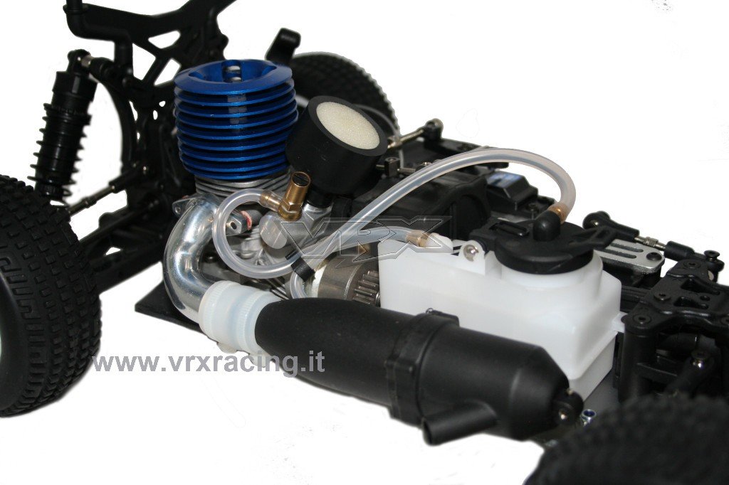 VRX Flash Rally R0159 automodello a scoppio blu 4WD 1/10