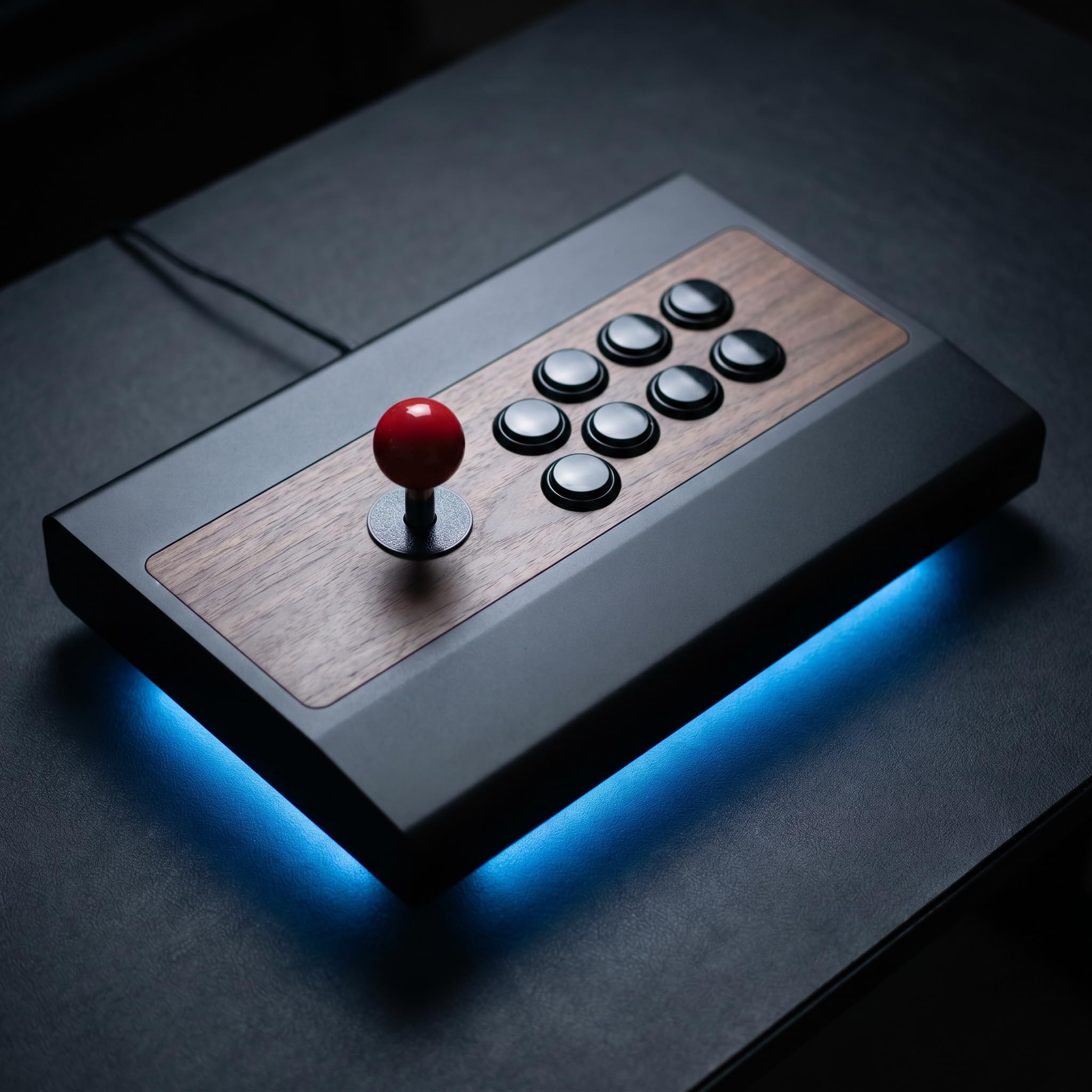 SANWA JLX2-TP-8YT Joystick Arcade Sfera Rossa 5 Pin
