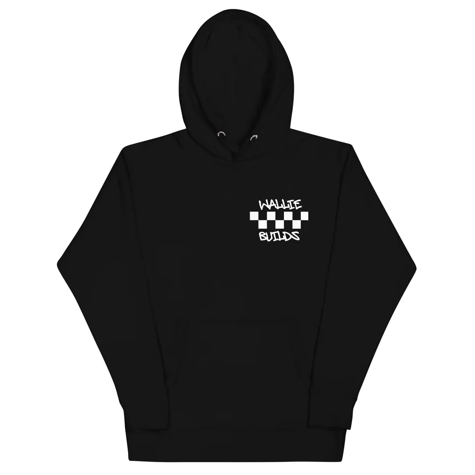 Wallie Builds Broke Racer Hoodie felpa cappuccio L cotone