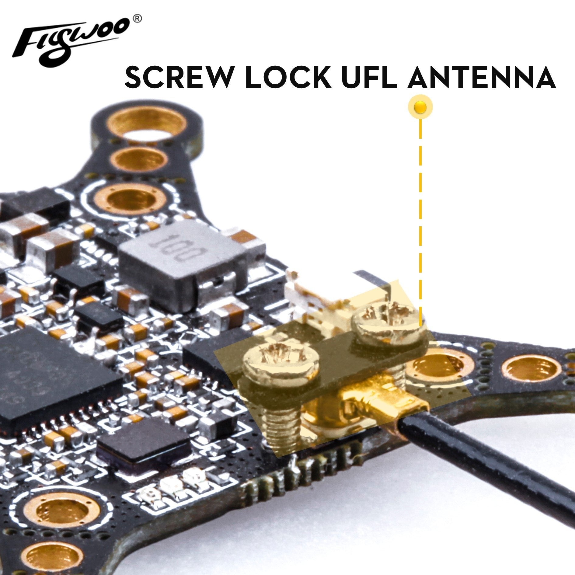 FlyWoo GOKU HM850 VTX 5.8GHz 850mW trasmettitore FPV UFL